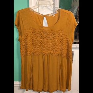 Jolt Mustard Top